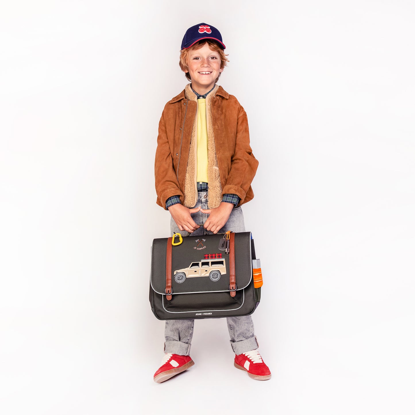 NEW ! Jeune Premier Midi Set Camp Life with your favourite Midi and matching City Bag & Pencil Box.