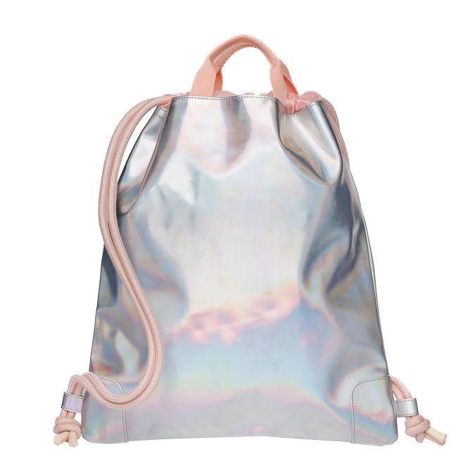 City Bag Magic Elf by Jeune Premier – metallic girls’ gym and swim bag with fairy and flower print