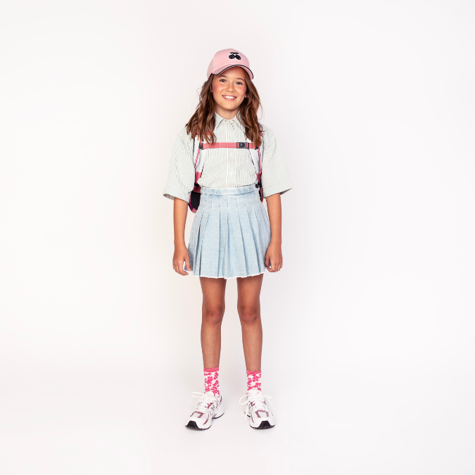 Trendy backpack for children from 6 years. The New Bobbie Puffer Pink is a rework of the classic Bobbie model.