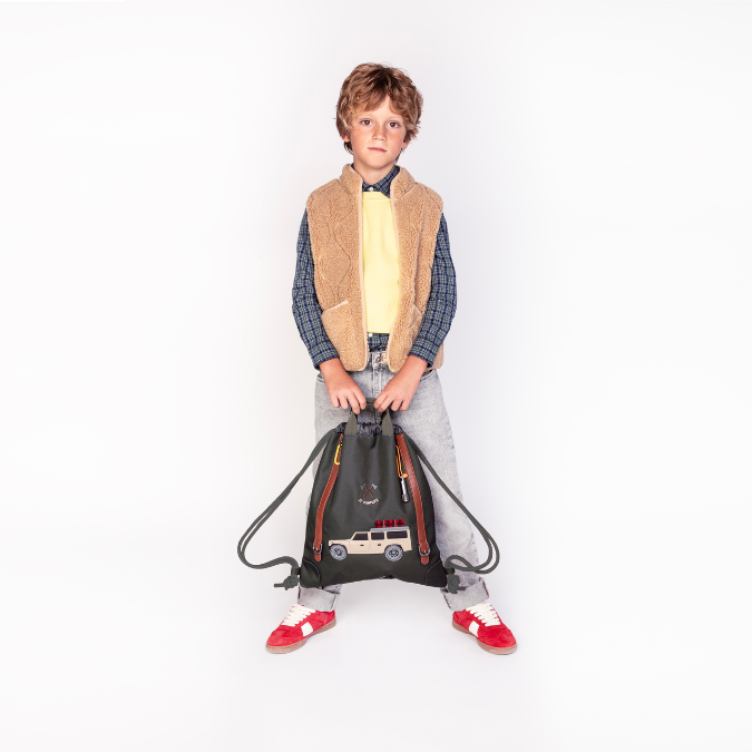 NEW ! Jeune Premier Midi Set Camp Life with your favourite Midi and matching City Bag & Pencil Box.