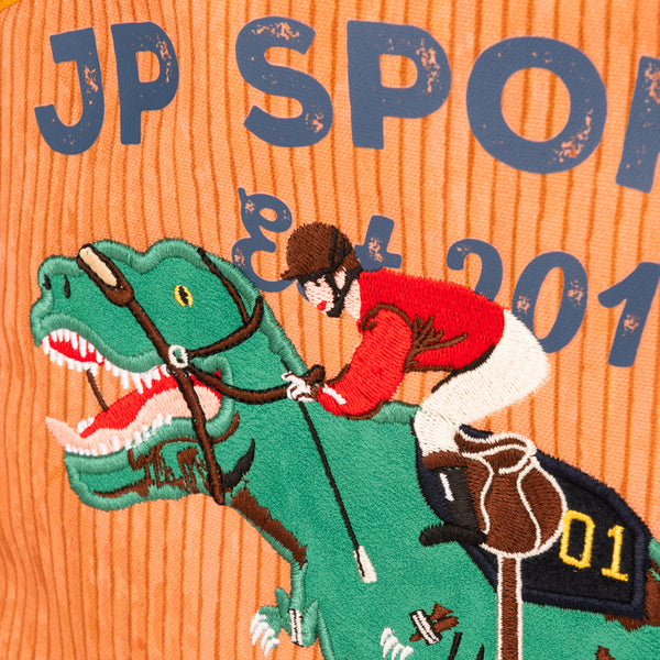 Trendy schoolbag for children from 6 to 8 years old. This Jeune Premier It Bag Midi Polo Dino is a real back-to-school essential.