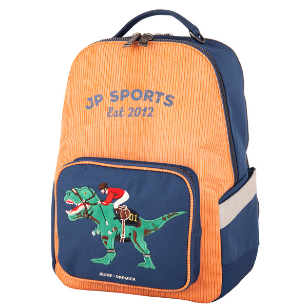 Trendy backpack for children from 6 years. The Jeune Premier New Bobbie Polo Dino is a rework of the classic Bobbie model.