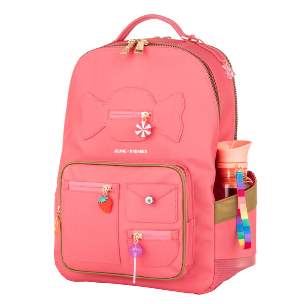 Trendy backpack for children from 6 years. The New Bobbie Candy is a rework of the classic Bobbie model.