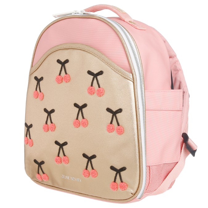 Ergonomic, trendy backpack for toddlers from 2 years old. If you want your toddler to walk the road to independence, the Ralphie Cherry Pompon is a key piece.