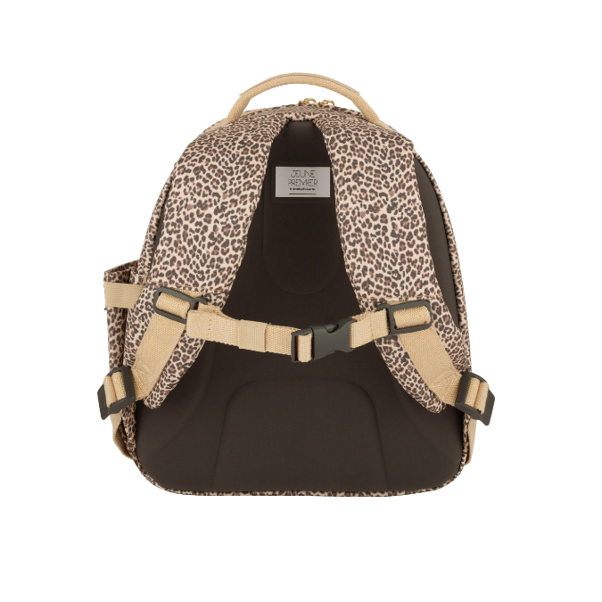 Ergonomic backpack for toddlers from 2 years old. If you want your toddler to walk the road to independence, the Ralphie Leopard Cherry is a key piece.