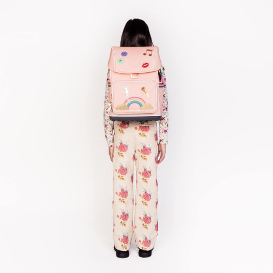 Ergonomic backpack Lady Gadget Pink for girls from the first year of primary school onwards. The load-bearing system transfers 50% of the weight to the hips.