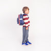 Child wearing Jeune Premier Ralphie Porsche preschool backpack