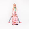 Pink Ergomaxx Mermaids ergonomic backpack by Jeune Premier with mermaid illustrations for girls from first grade