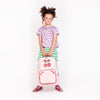 Jeune Premier New Bobbie Berry Cute – ergonomic school backpack for girls aged 6+, pink berry print, made from recycled materials