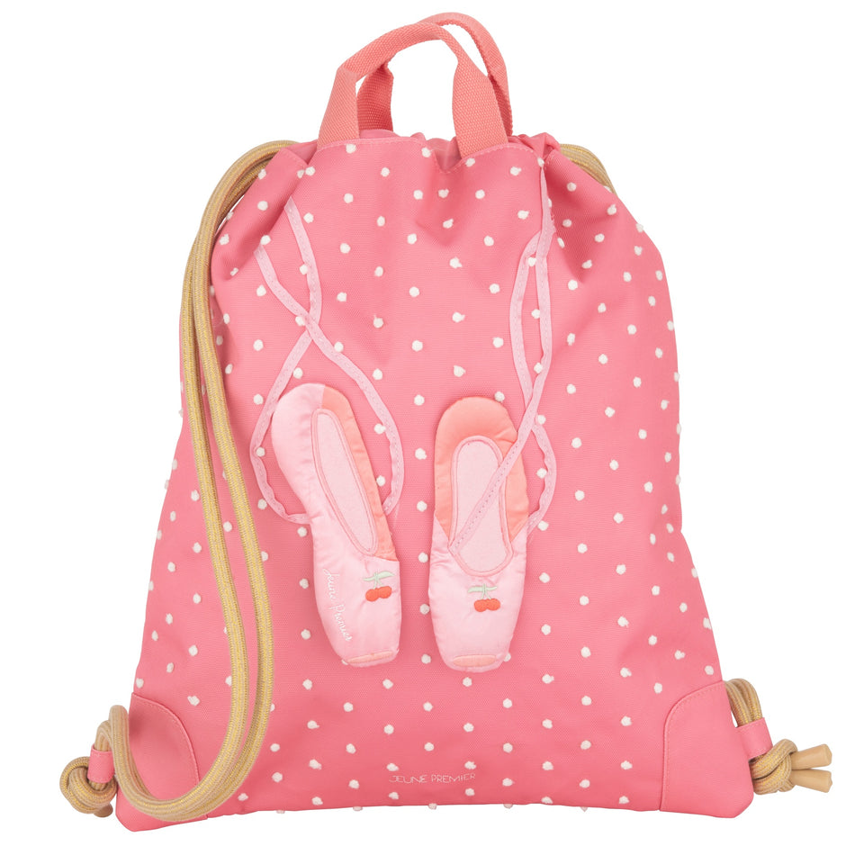 Check out the multifunctional Jeune Premier City Bag Ballerina that can be used as a swimming bag, sports bag or fashion accessory, for ballerina girls and pinklovers of any age.