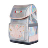 Metallic Ergomaxx Magic Elf ergonomic backpack by Jeune Premier with fairy illustration for girls from first grade