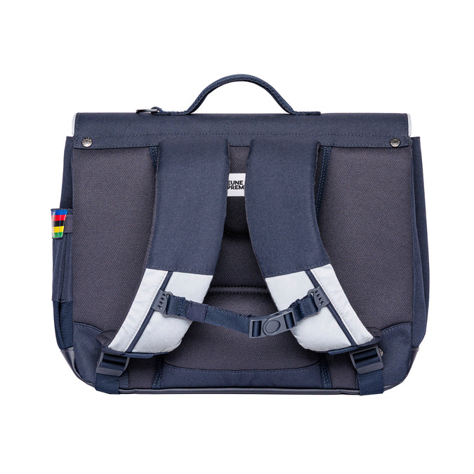 Jeune Premier It Bag Midi King of the Cobbles back view with ergonomic EVA panel and adjustable straps