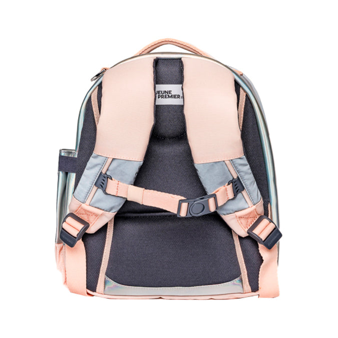 Jeune Premier Backpack Ralphie Magic Elf – ergonomic toddler backpack for girls aged 2–5, pink pastel design, made from recycled materials
