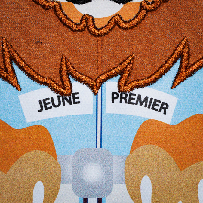 Water-repellent recycled PET fabric detail, Jeune Premier New Bobbie King of the Cobbles