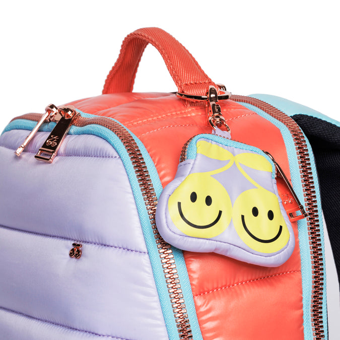 Jeune Premier New Bobbie Puffer Pastel Party – ergonomic school backpack for girls aged 6+