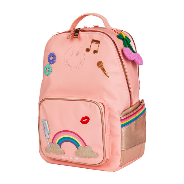 Trendy backpack for girls from the first year of primary school onwards. The New Bobbie Lady Gadget Pink is a rework of the classic Bobbie model.
