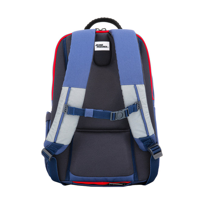 Jeune Premier New Bobbie school backpack Porsche - back panel and ergonomic straps