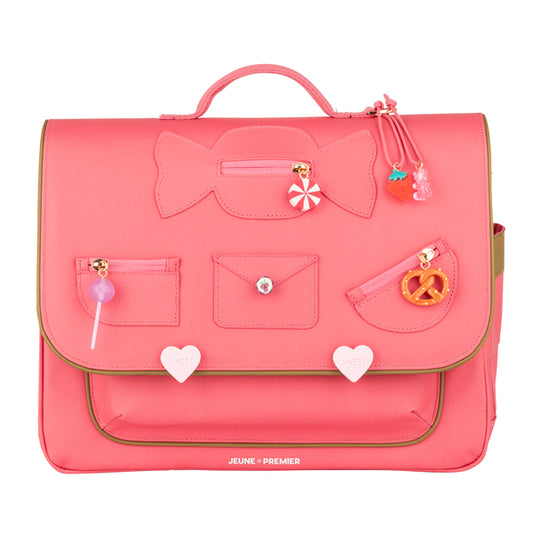 Trendy schoolbag for children from 6 to 8 years old. This Jeune Premier It Bag Midi Candy is a real back-to-school essential. 