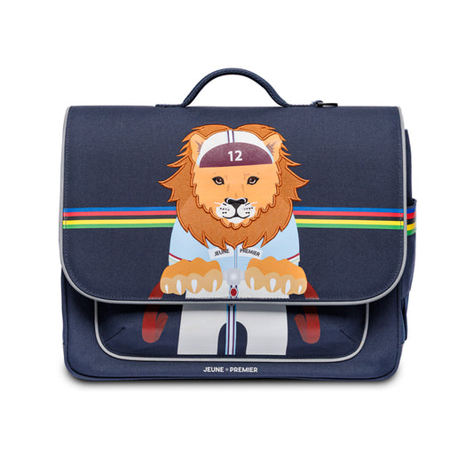 Jeune Premier It Bag Midi King of the Cobbles school bag for boys, front view
