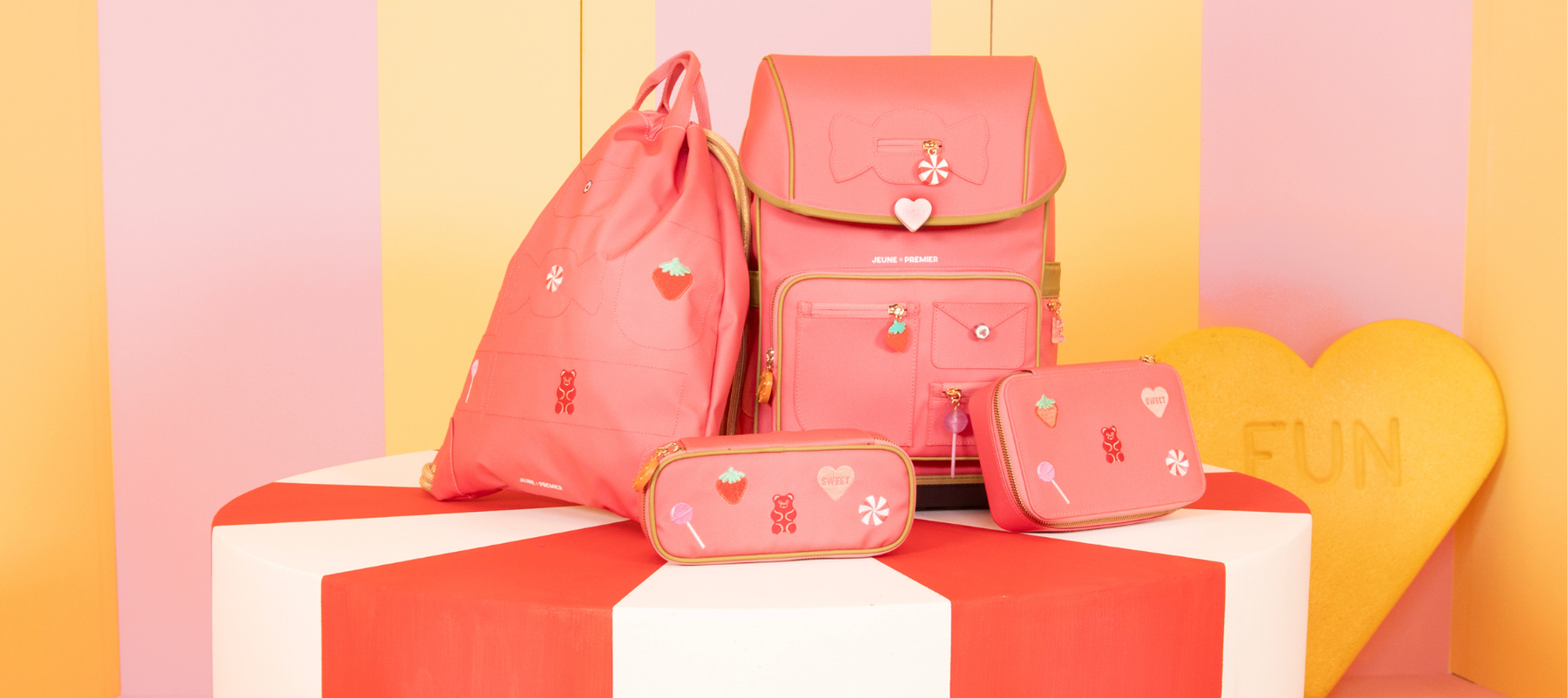 Jeune Premier Ergomaxx Set Rucksack Candy