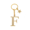 Keychain Letter Gold - F
