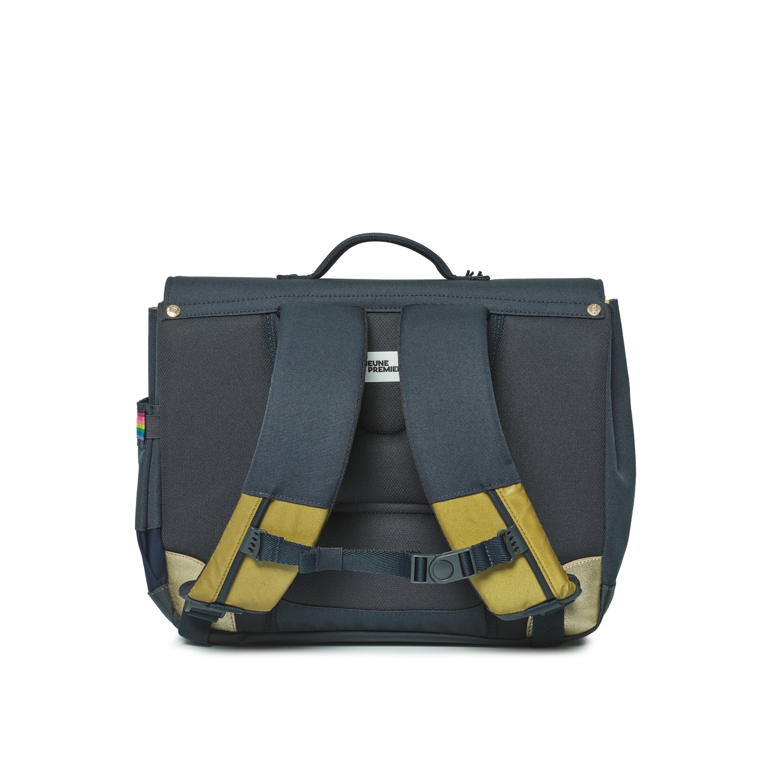 Jeune Premier It Bag Midi Lady Gadget Blue – back view with ergonomic shoulder straps