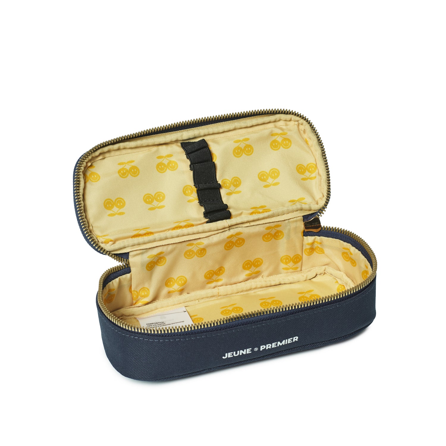 Jeune Premier Pencil Box Lady Gadget Blue – open view matching pencil case