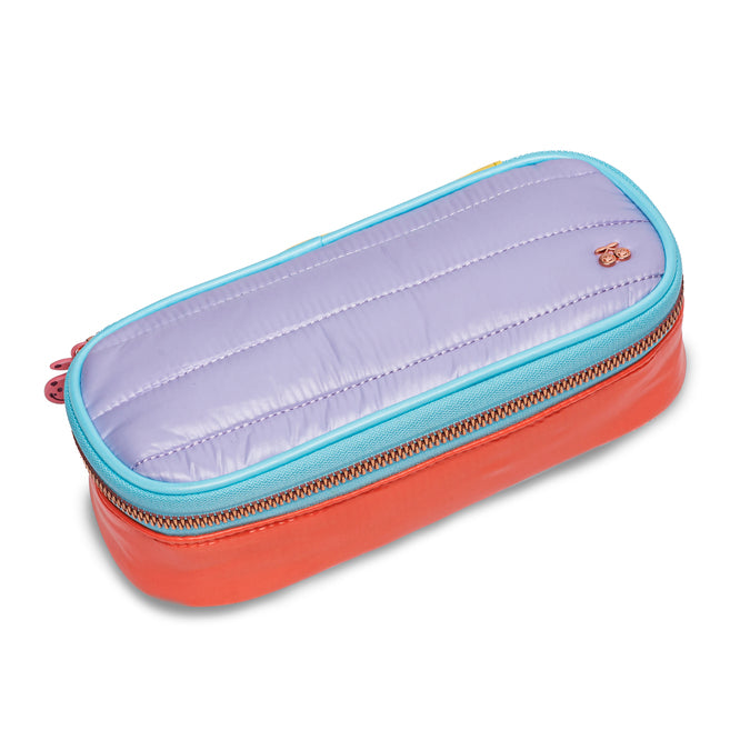 Jeune Premier Pencil Box Puffer Pastel Party – kids' pencil case with pastel print