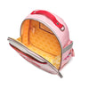 Jeune Premier Backpack Ralphie Berry Cute – ergonomic toddler backpack for girls aged 2–5, pink berry print, made from recycled materials, inside view