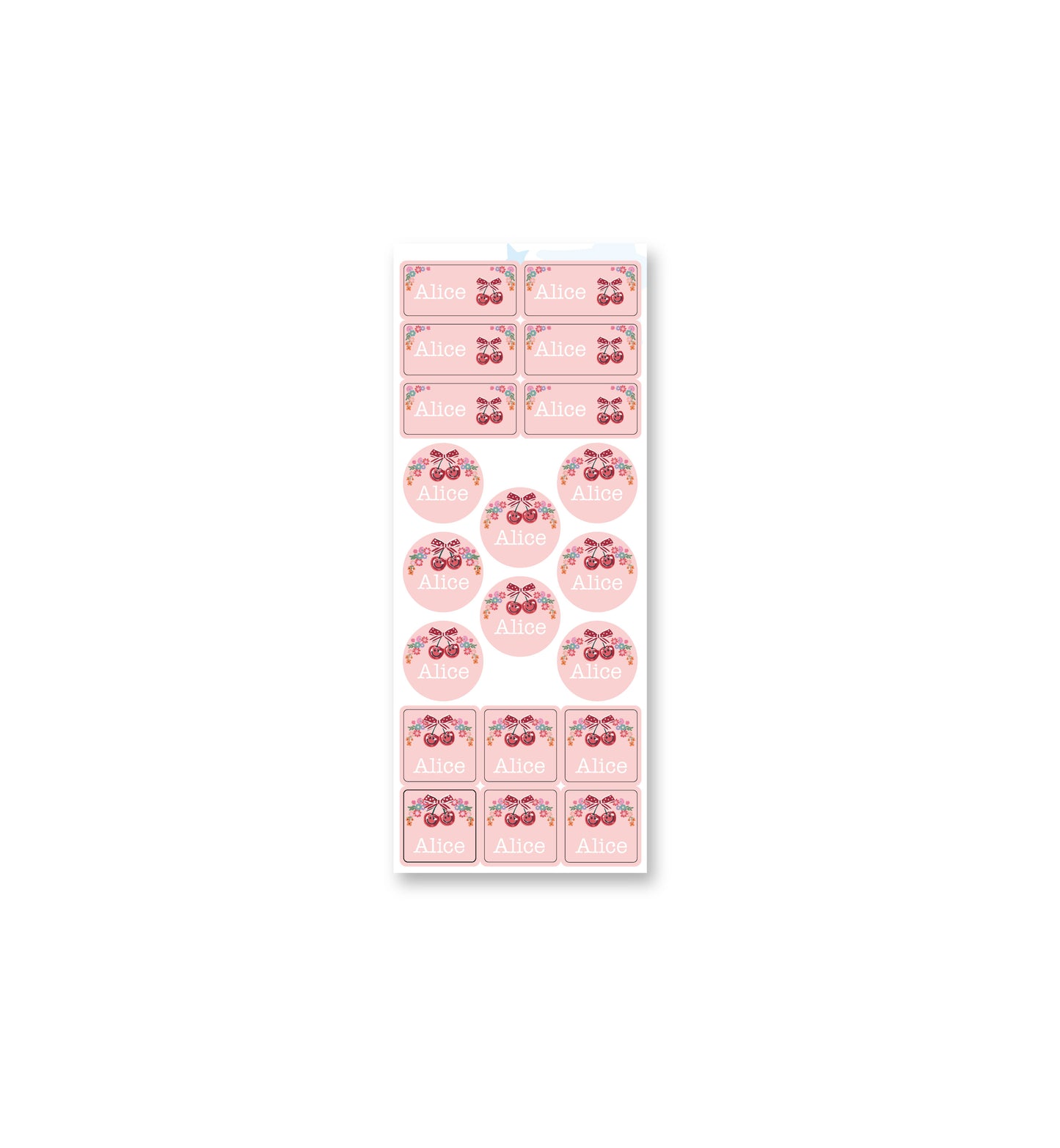 Clothing Label Set - Berry Cute