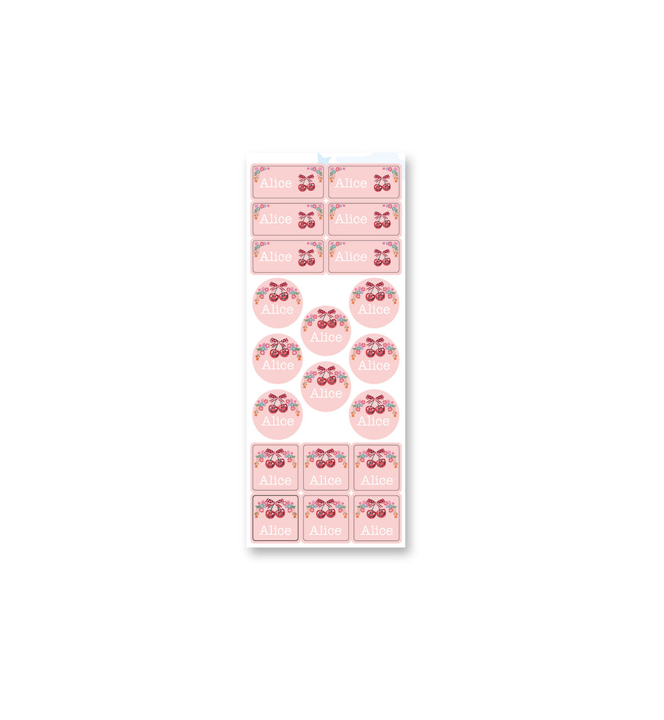 Clothing Label Set - Berry Cute