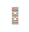 Clothing Label Set - Leopard Cherry