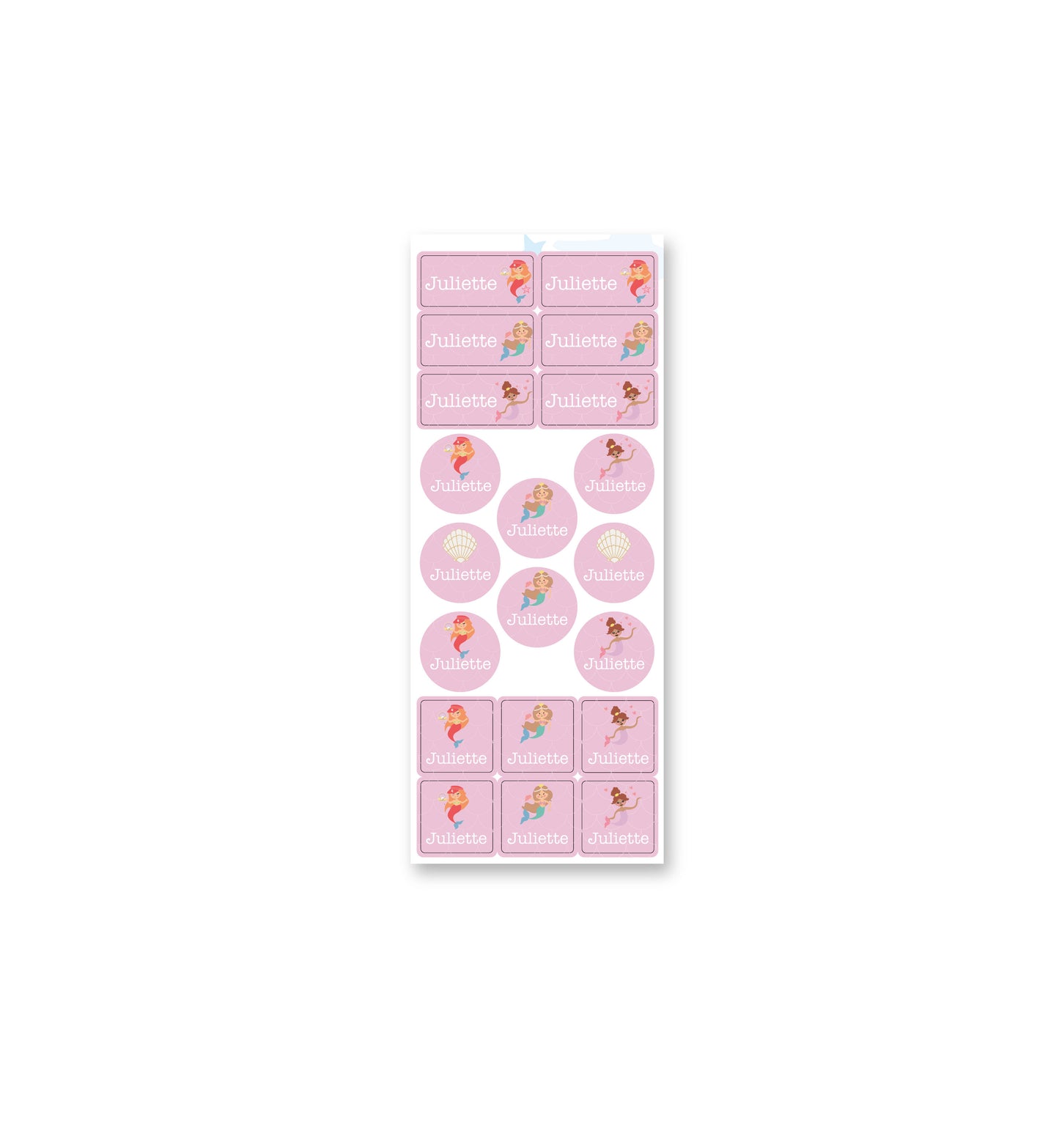 Clothing Label Set - Mermaids