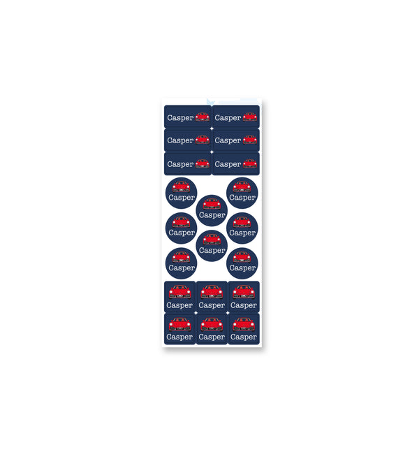 Clothing Label Set - Porsche